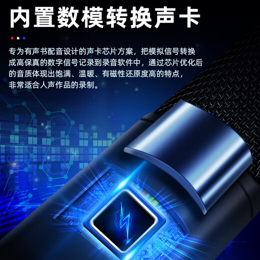 Burren Bell BL520X-USB condenser microphone audiobook professional recording equipment novel Himalaya mobile phone microphone recitation dubbing broadcast set anchor live broadcast noise reduction model with desktop stand + monitoring headphones + acoustic sound insulation cotton