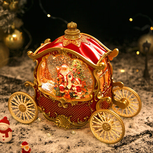 May's Christmas gift carriage for the elderly, cultural and creative crystal ball, children's and girls' birthday gifts, decorative ornaments, year-end blessing bags