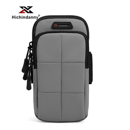 HICHIN DANNY running mobile phone arm bag unisex 2024 new fitness equipment wrist arm sports mobile phone arm bag dark gray