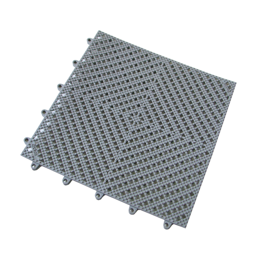 Indaro Indaro Bathroom Non-slip Shower Bath Children's Swimming Pool Cuttable Hollow Hydrophobic Bathroom Toilet Mats Light Gray 9 Pieces 30cm*30cm*9 Pieces Without Edges