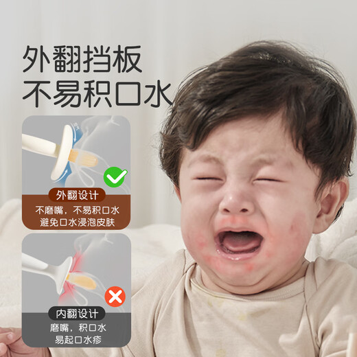 Shixi molar stick, ring teether, baby oral comfort period 3-6 months, teething period chewing gum, anti-eating hand, ring teether stick - bear paw style