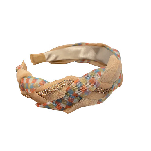 Xiangwan headband for women, high-end going out headwear, mesh rhinestone headband, twist headband, wide-brimmed face wash, hairpin for going out.