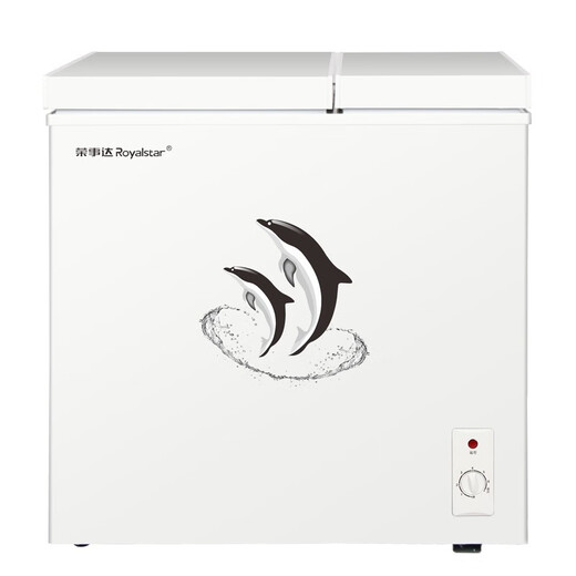 Royalstar Dual Temperature Freezer Household Small Double Box Freezer Refrigerator and Freezer Double Door Commercial Large Capacity Horizontal Freezer Energy Saving First Class Energy Efficiency Power Saving Model Dual Temperature Freezer 108L