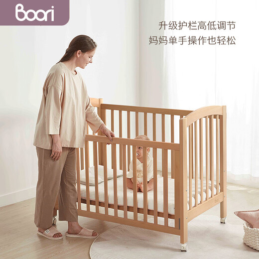 Boori Singh crib solid wood spliced bed children's bed multi-functional baby bed spliced bed B-SECOD/AD