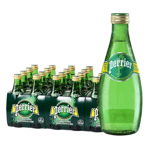Perrier Paris Water Original Imported Sparkling Water 0 Sugar 0 Calories Original Natural Mineral Water 330ml*24 Bottles