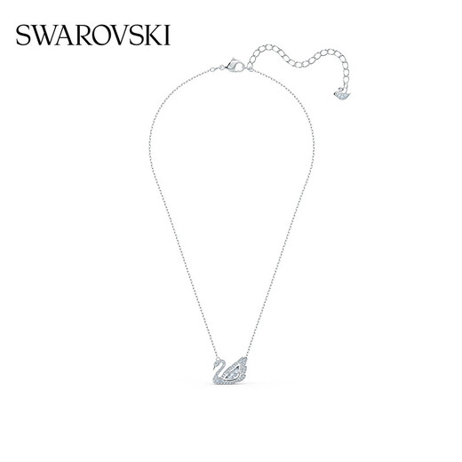 Swarovski (SWAROVSKI) Swan Swan Necklace Women's Pendant Light Luxury Niche Gift for Girlfriend 125th Anniversary Platinum Plated 5514421