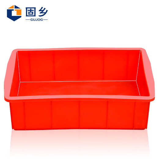 Guxiang plastic box rectangular material box turnover box component box storage box tool box parts box small square box X4# red 300*200*80mm