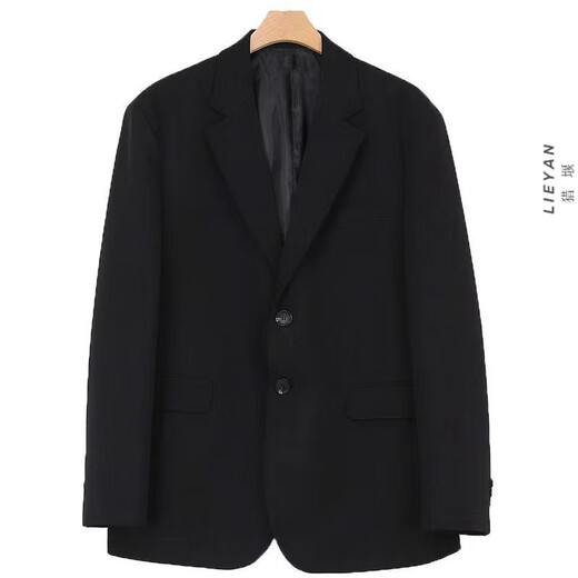 Lieyan suit complete set for male teenagers, high school students, college students, male graduation defense formal casual interview suits, summer suit + white shirt + tie + trousers 4-piece set XL 115~130Jin Jin equals 0.5 kg