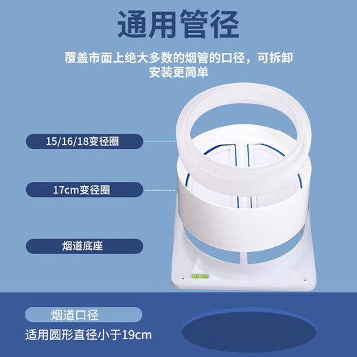 方太（FOTILE）适用止逆阀抽油烟机厨房专用防火止回阀配件烟道排烟风管单向防烟 [加强款]厨房止逆阀+2米烟管