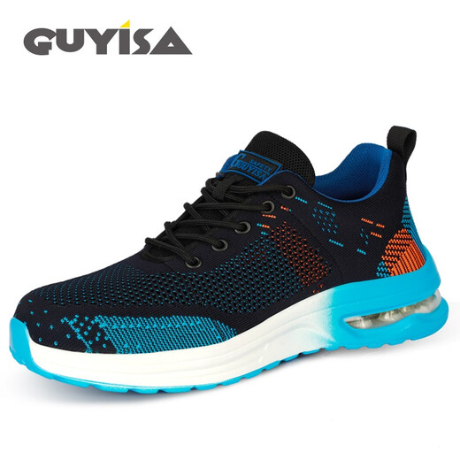 Chaussures guyssalao Summer Summer Breathable Kevrates Soft and Conforty Safety Work Work Shoes Anti-Smash, Anti-Brain, Using-Resistant, Anti-Fabriacted, Breathable in Summer 39