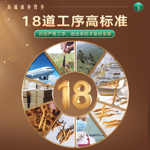 怡福寿同仁堂冬虫夏草5g【高级礼盒】约15根大号虫草王滋补品泡酒送长辈