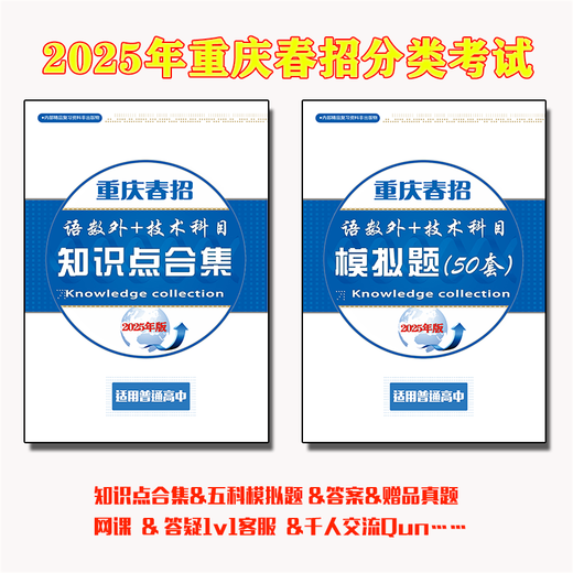 2025 Chongqing Reclutamiento único Examen de reclutamiento de primavera Revisión Material Interro