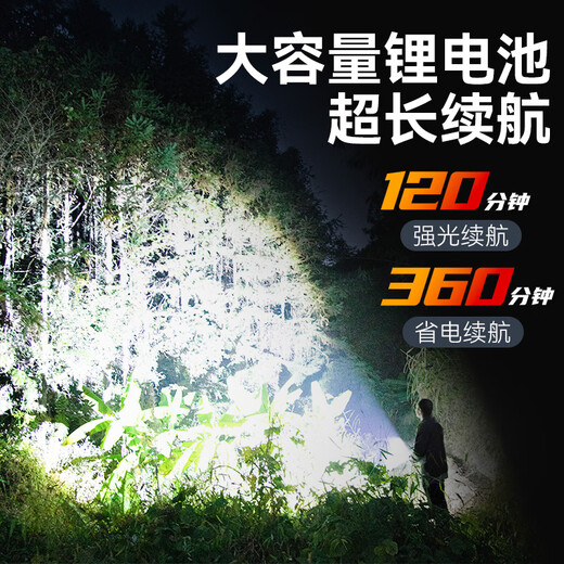 SupFire flashlight, strong light, super bright, long battery life, outdoor survival zoom, military small portable home special sky-penetrating cannon emergency light