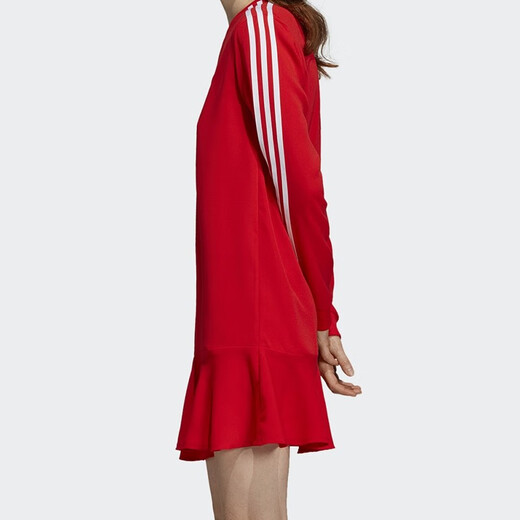 adidas clover Frauen runder Nacken gestrickt Elastic Fashion Kleid DH4550 DW3880 S 34