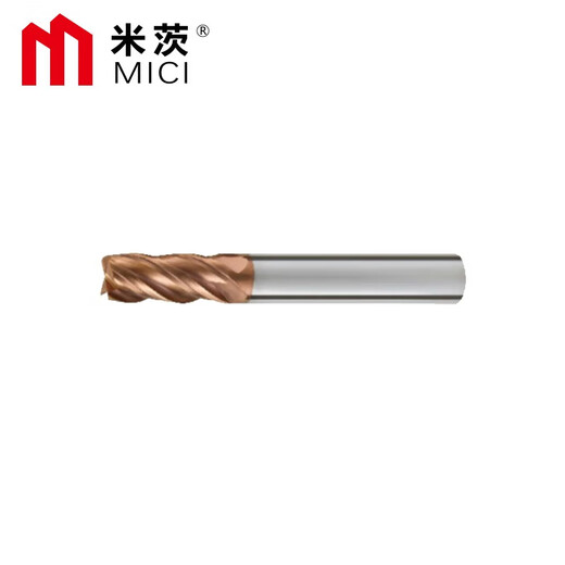 Mitzi TG550-1 series coated 4-edge 55-degree carbide end mill CNC tool tungsten steel milling cutter flat bottom milling cutter D8*24*D8*60*4F (1 piece)