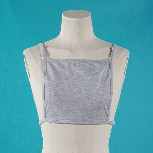 Buupnn one-piece chest cover, anti-exposure sling, thin Hanfu inner layer, adjustable bottoming chest cloth, cotton summer, black L (suitable for 88-100 bust)