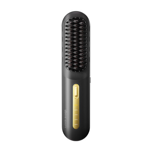 UBelle wireless hair straightening comb, negative ion straight clip, curling iron, bangs clip, fluffy high skull artifact, a gift for the goddess, Xingyao Black, 200 million high-concentration negative ions for hair straightening and hair care