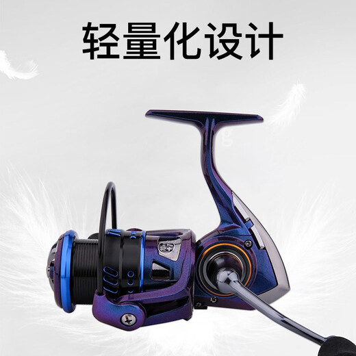 Wolf King spinning wheel, fishing reel, road wheel, micro-object wheel, fish wheel, fishing wheel, carbon cube all-metal rocker arm, shallow line cup, rock fishing reel, sea rod wheel, black horse mouth imitation wheel, carbon cube 2500 type shallow line cup