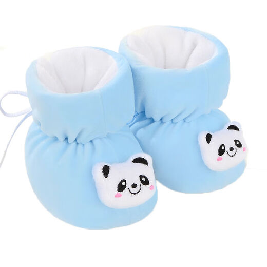 Octubre Shoes de algodón recién nacido de la madre 0-3-6 meses, zapatos de suela suave de niño y niña para el otoño y el invierno de los zapatos de bebé de terciopelo.