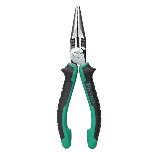 Baogong (Pro sKit) 1PK-709DS two-color handle eccentric labor-saving pliers titanium clamping needle nose pliers 6 inches (165mm)