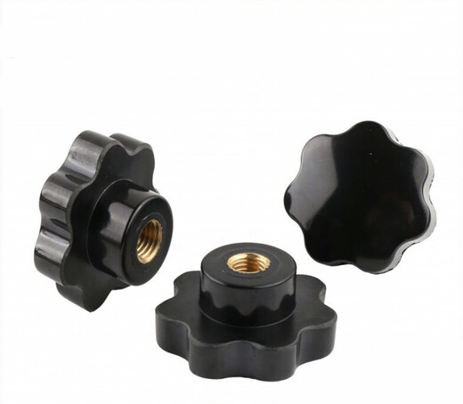 Ruili Mamei handle nut star handle seven-star handle star nut bakelite handle screw 80*M16 copper core 10 pcs