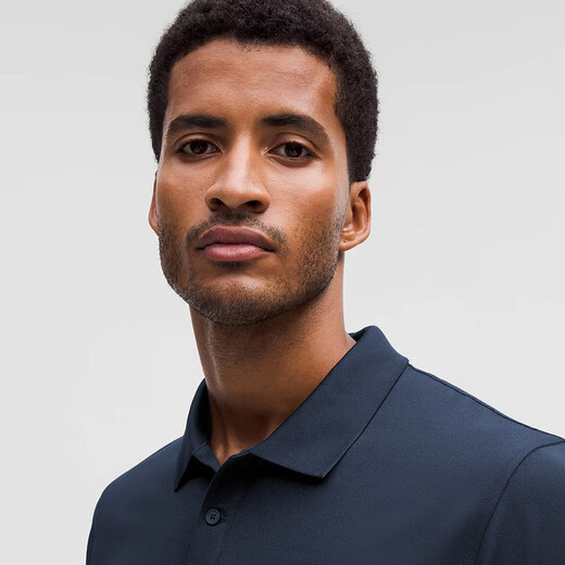 Lululemon丨Pique men's classic cut pique long-sleeved casual shirt LM3F74S navy blue S