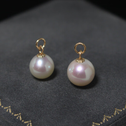 Yuanzu strong light 8-9mm natural fresh water DIY versatile simple single living mouth pearl pendant non-fading non-fading/fake one 8-8.5mm