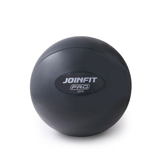 JOINFIT Yoga Ball Beginners Thickened Explosion-proof Home Fitness Ball Pregnant Women Training Balance Ball Swiss Ball Pilates Ball PRO Version/55cm Black