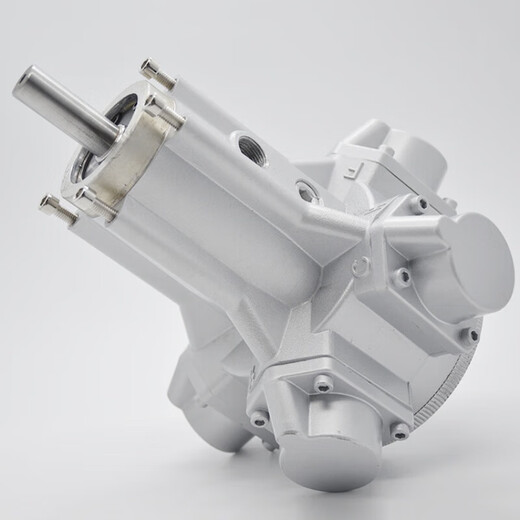 Customized and applicable multifunctional piston pneumatic motor industrial grade powerful high power torque without spark reduction TMH-1/2 piston motor + horizontal flange