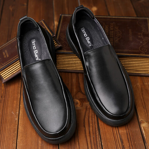 
Sulaika wide head, big feet, wide feet, fat feet, men's plus fat, plus size leather shoes, casual leather shoes, men's dad spring and autumn 3893 brown plus velvet 38