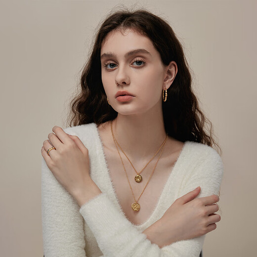 Arsis Age of Innocence Oil Painting Rose Earrings Earrings Women's Light Luxury Earrings for Your Girlfriend Oil Painting Rose Earrings