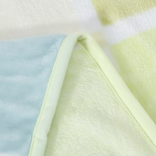 Fuanna Home Textile Blanket Double Large Air Conditioning Blanket Nap Blanket Flannel Blanket Encounter Sunshine 180*200cm Green