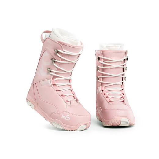 WS snowboards ski boots, snowboard lace-up snow shoes, novice advanced snowboard shoes for women, flat carved all-purpose ski boots to keep warm, 2211 ski boots, size 35