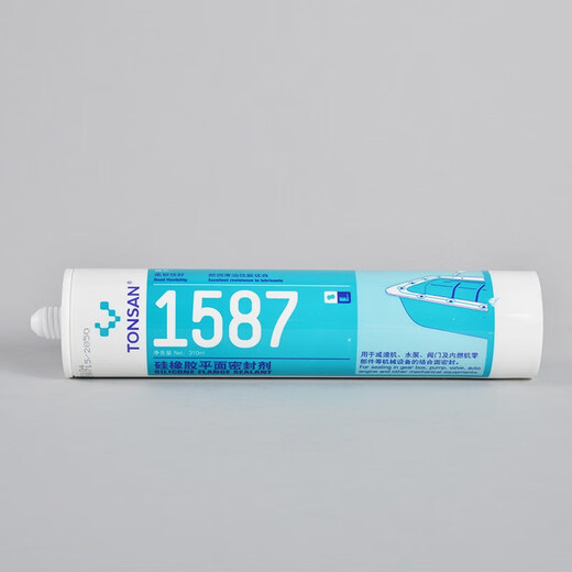 可赛新天山 TS1587 1596 1598 1592 1527硅橡胶平面密封剂密封胶1924 1592 红色 310ml 一支装