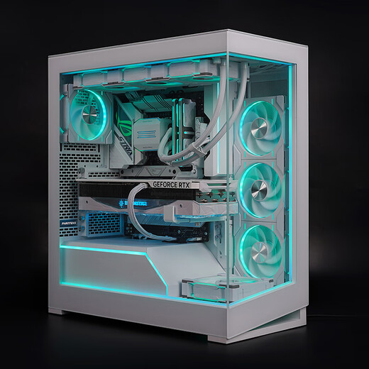 PHANTEKS追风者 NV5白无立柱玻璃ATX游戏台式电脑机箱(支持背插/360水冷/8风扇位/270°海景房/5090)