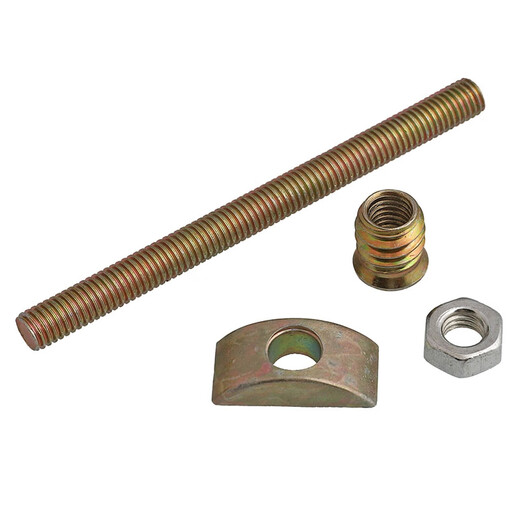 Weiwang half-moon furniture hardware connection bedside assembly hammer nut screw eccentric wheel table leg table and chair assembly M8*80 5 sets