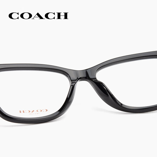 Entrenador 2024 Marco de gafas de tablero negros de nuevo producto de nuevo producto para mujeres HC6231 El marco de miopía de moda y versátil puede igualar el grado de 7 días que se intenta con Zeiss Yishi Road Coach Coach Perfume