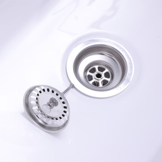 Lefit (lfte) bathroom ceramic wash mop pool balcony mop trough household Taiwan-controlled large, medium and small mop basin courtyard mop pool 5056 Taiwan-controlled drain + faucet delivery to home