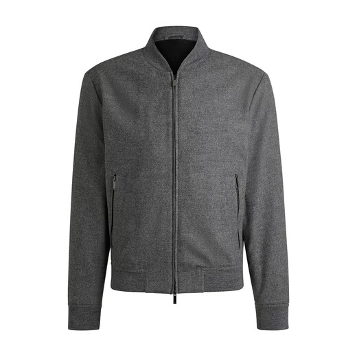 Hugo Boss Black Label Men's Fashionable Casual Wool Jacket Jacket 50502547 10244939 Dark Blue 405 S (46)