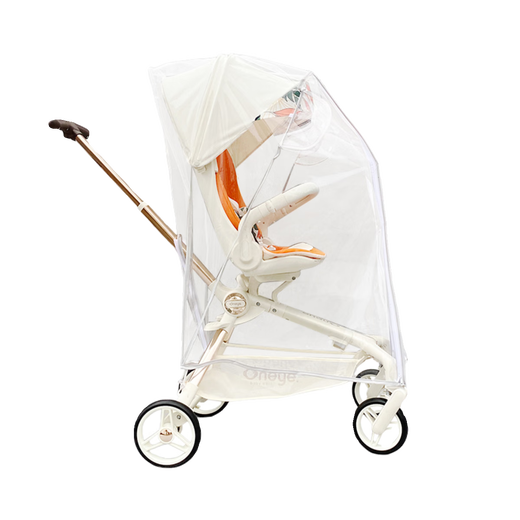 LETSFIND baby walking artifact windproof universal Pill Ya T6 baby walking artifact rain cover raincoat Prokko baby slip car windproof shelter Pill Ya T6 rain cover full enclosure gray edge + storage bag