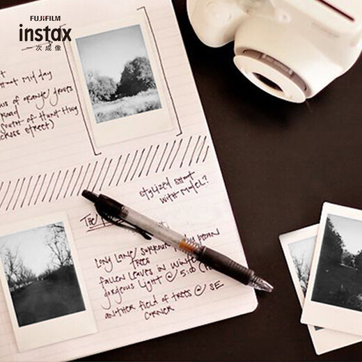 INSTAX Fuji instant mini photo paper, 10 black and white photos (applicable to mini7+/9/11/40/90/LiPlay/EVO/hellokitty/Link2)