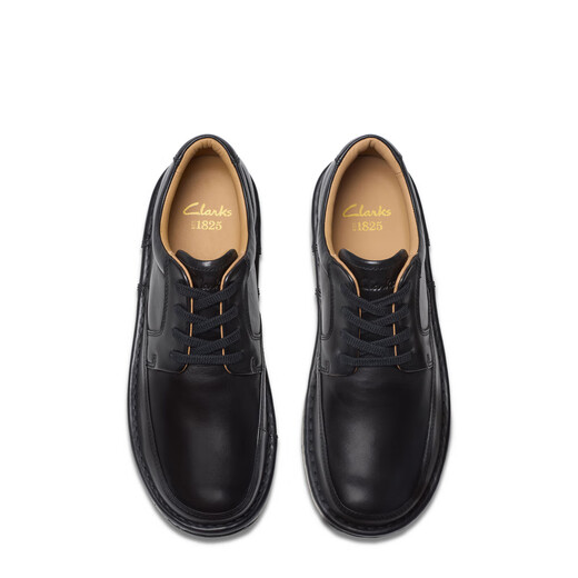 Clarks Air Cushion King Series Men's Shoes New Commuting Leather Shoes Dad's Shoes Comfortable Cushioning Casual Leather Shoes Black 261798387 41