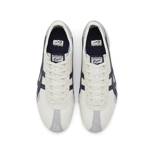 Onitsuka Tiger men's and women's unisex shoes retro comfortable sports casual shoes men's RUNSPARK beige/blue-103 42.5
