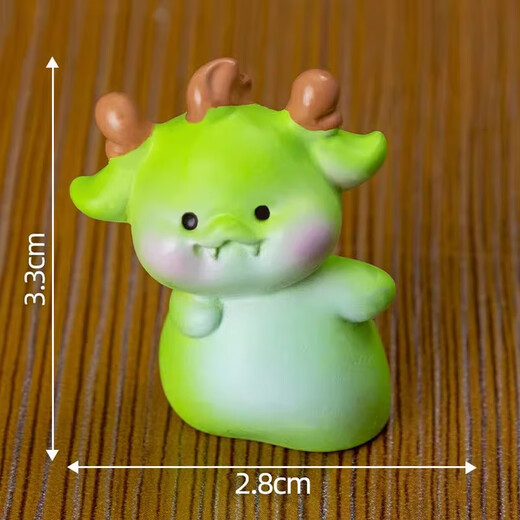 Gelun's twelve zodiac signs creative micro-landscape cartoon ornaments simulated animals tiger snake monkey horse sheep pig children's small dolls cute twelve zodiac signs 12-piece combination pack