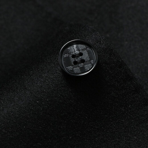 Fazeya恒源祥集团纯羊毛西服男秋冬商务休闲新款毛呢西装外套单西上衣 黑色（100%羊毛） XL (180)（建议140-160斤）