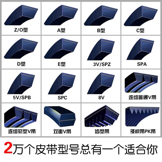 V-belt fan belt SPA1200 1207 1232 1235 1250 1257 Japan Samsung SPA1200 LW