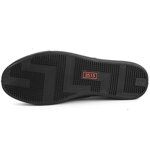 3515 traditional cloth shoes breathable dad shoes casual rubber soft sole old Beijing cloth shoes men's work shoes black 39