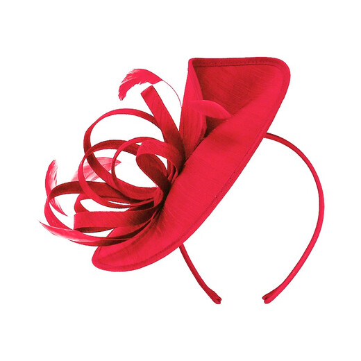 EE original design European and American fashionable lady hat Elegant and versatile Jockey Club lady style hat for women 2336 red