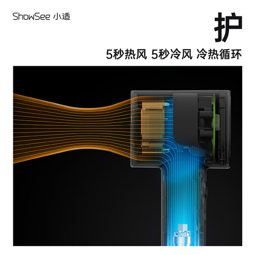 Xiaoshi 110,000 RPM high-speed hair dryer household hair dryer high concentration negative ion hair care high wind speed drying noise reduction brushless hair dryer gift for girlfriend/family A18-GY