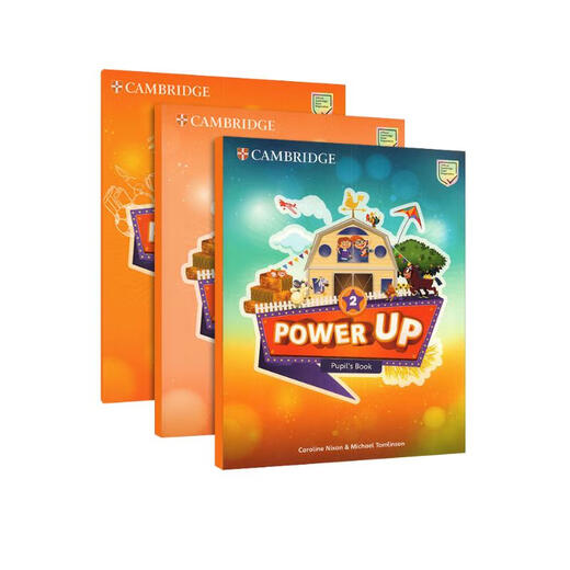 剑桥国际少儿英语  Power up 2级别 主课本+练习册带线上帐号+home booklet（剑桥大学出版社） 剑桥官方考试教材 YLE考级教材 英文原版进口 儿童英语学习